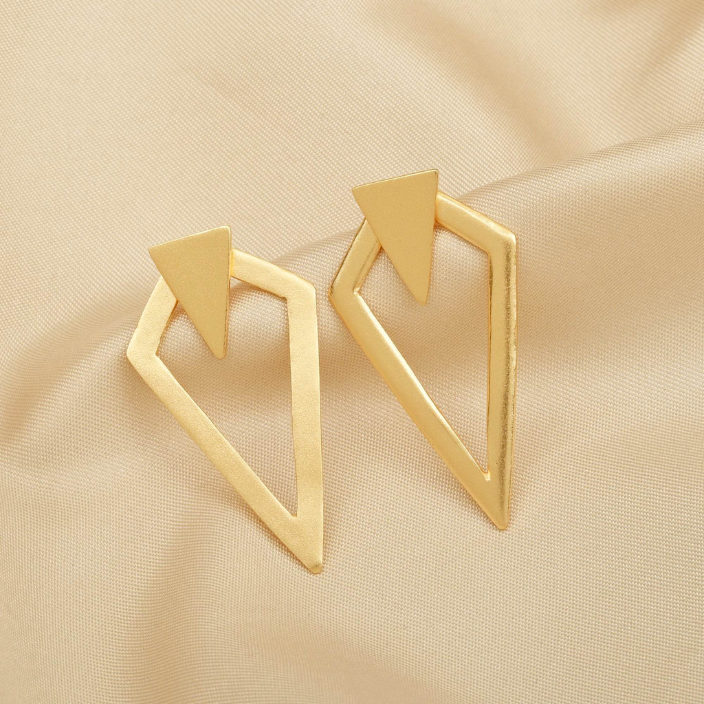 Metal Stud Earrings - La Vitá Jewels