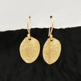 Leafy Leaf Textured Earrings