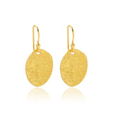 Leafy Leaf Textured Earrings