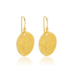 Leafy Leaf Textured Earrings - La Vitá Jewels