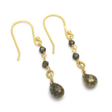 Pyrite  Dangle Earrings