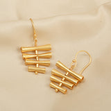 4 Metal Bar Dangle Earrings