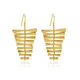 4 Metal Bar Dangle Earrings