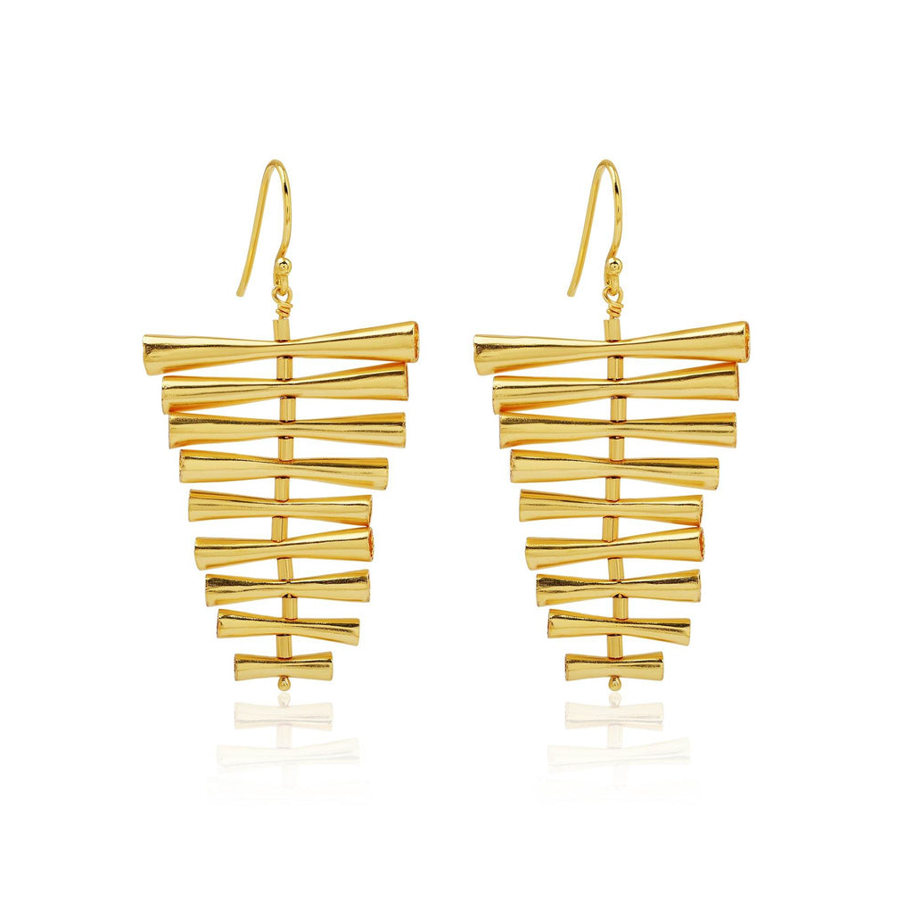 Bar Dangle Earrings - La Vitá Jewels