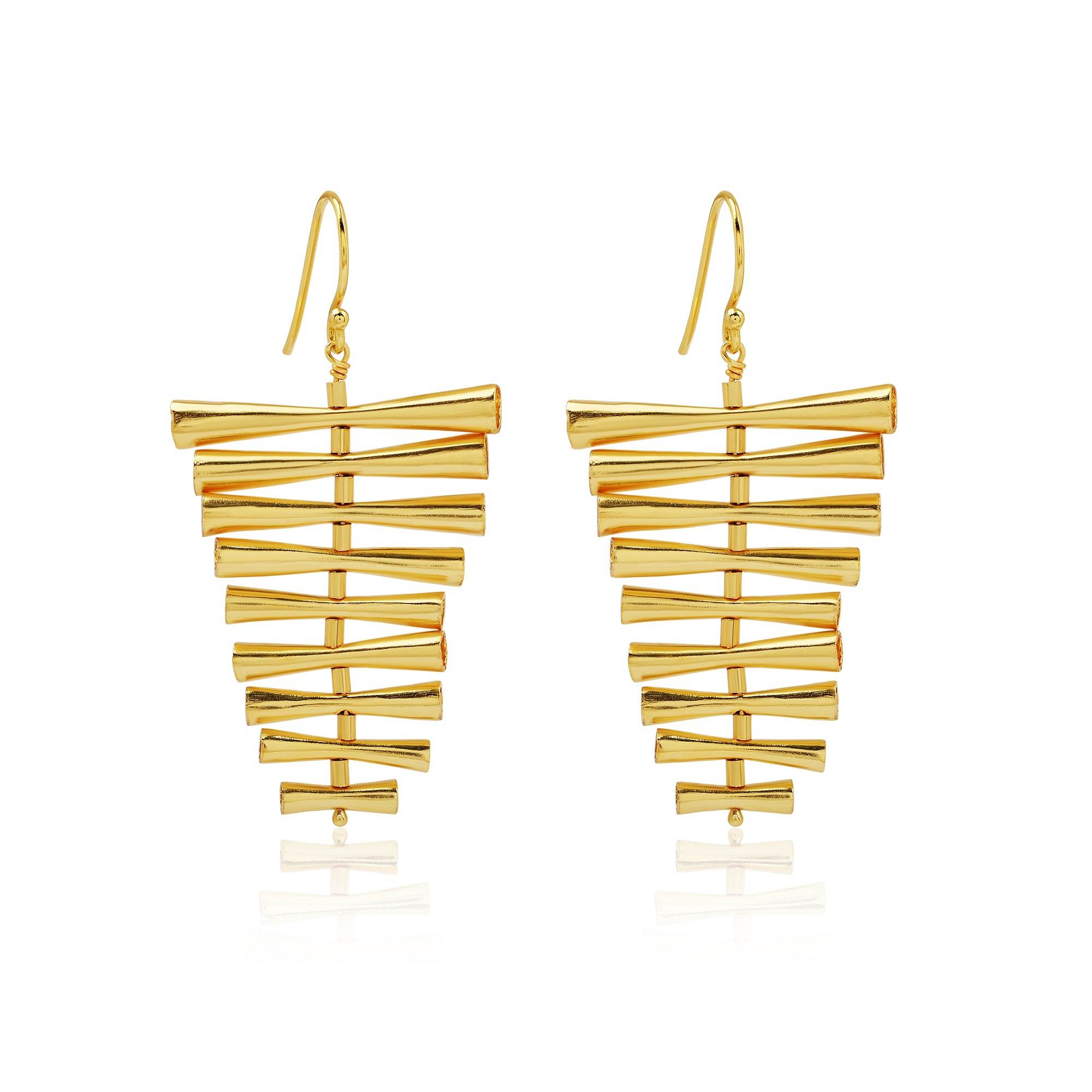 Bar Dangle Earrings - La Vitá Jewels