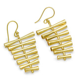 4 Metal Bar Dangle Earrings