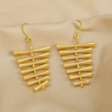 4 Metal Bar Dangle Earrings