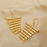 4 Metal Bar Dangle Earrings