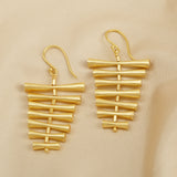 4 Metal Bar Dangle Earrings