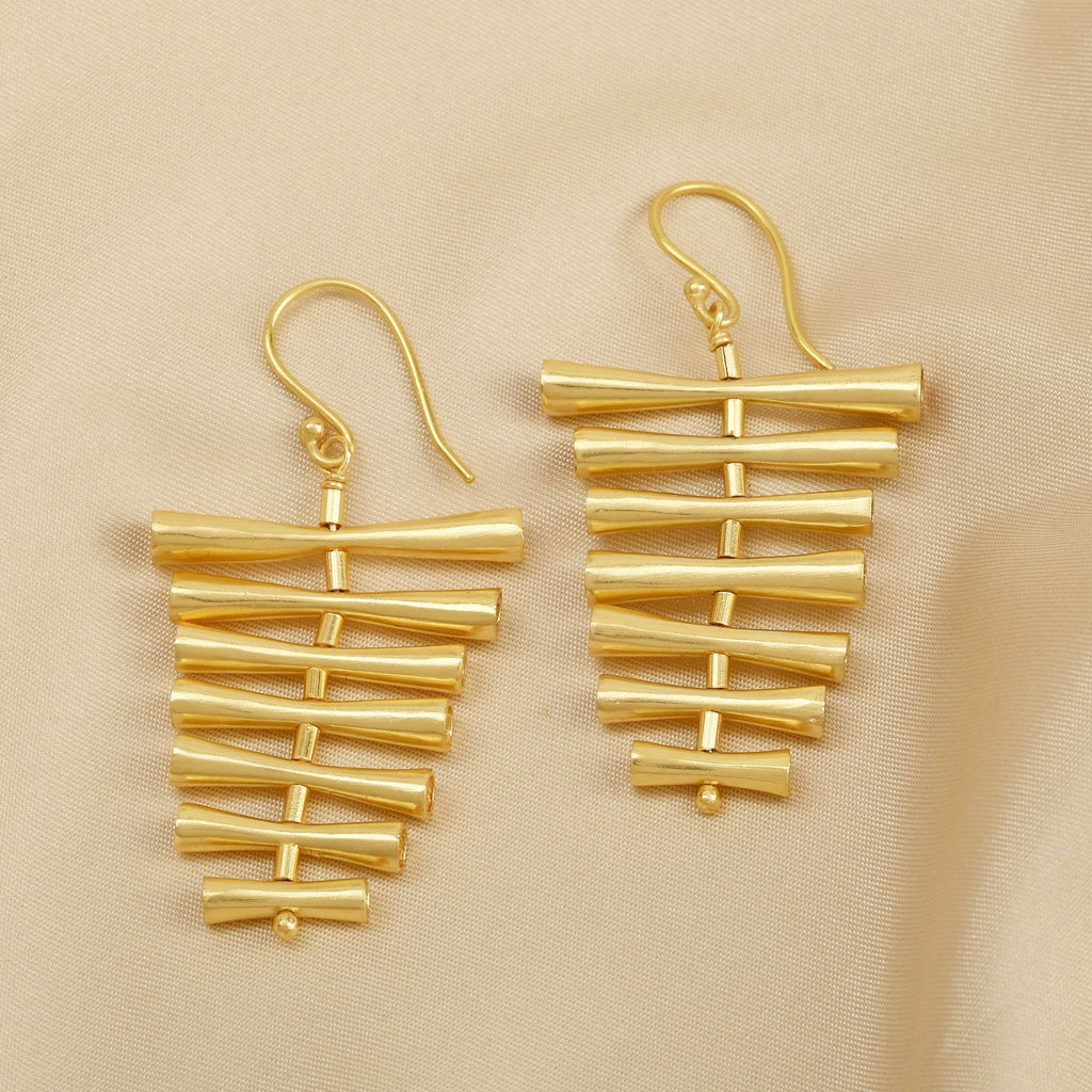 Bar Dangle Earrings - La Vitá Jewels