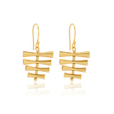 4 Metal Bar Dangle Earrings