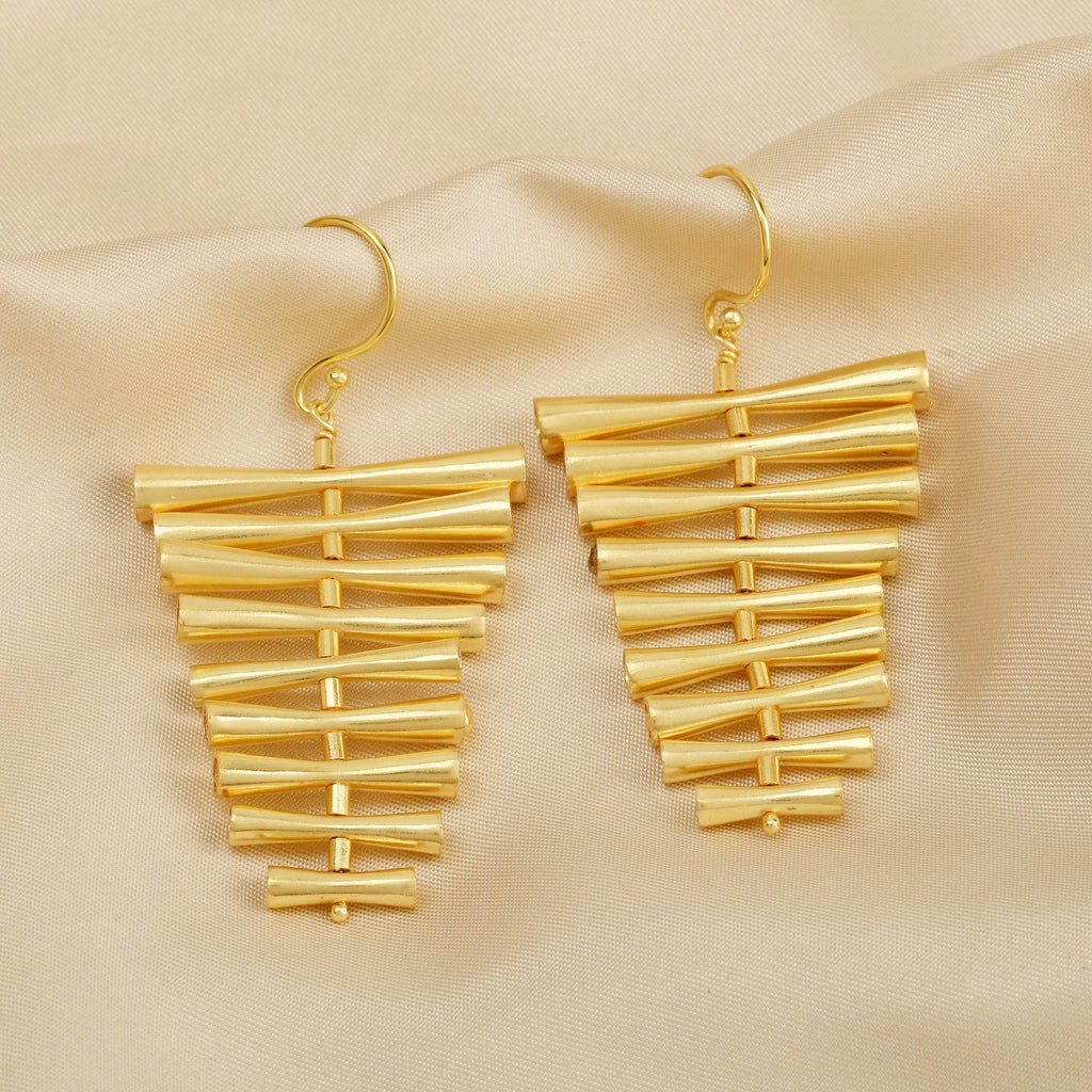 Bar Dangle Earrings - La Vitá Jewels