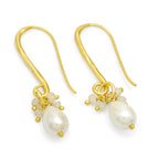 Natural Pearl Drop Earrings - La Vitá Jewels