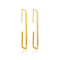 Rectangle shape Hoops Earrings - La Vitá Jewels