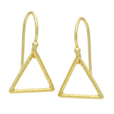 Triangle geometric dangle Earrings