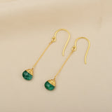 Natural Emerald Gemstone Earring