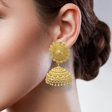 Metal Jhumki Earrings