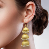 Pearl  Jhumki Earrings