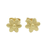 Flower Metal Stud Earrings