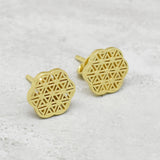 Metal Stud Earrings