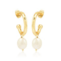 Princess Pearl Hoop Earring - La Vitá Jewels