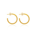 Swirly Hoop Earrings - La Vitá Jewels