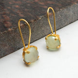 Prehnite  Dangle Earrings