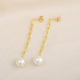 Lovely Links Pearl Earrings
