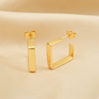 Geometric Shape Hoop Earrings - La Vitá Jewels
