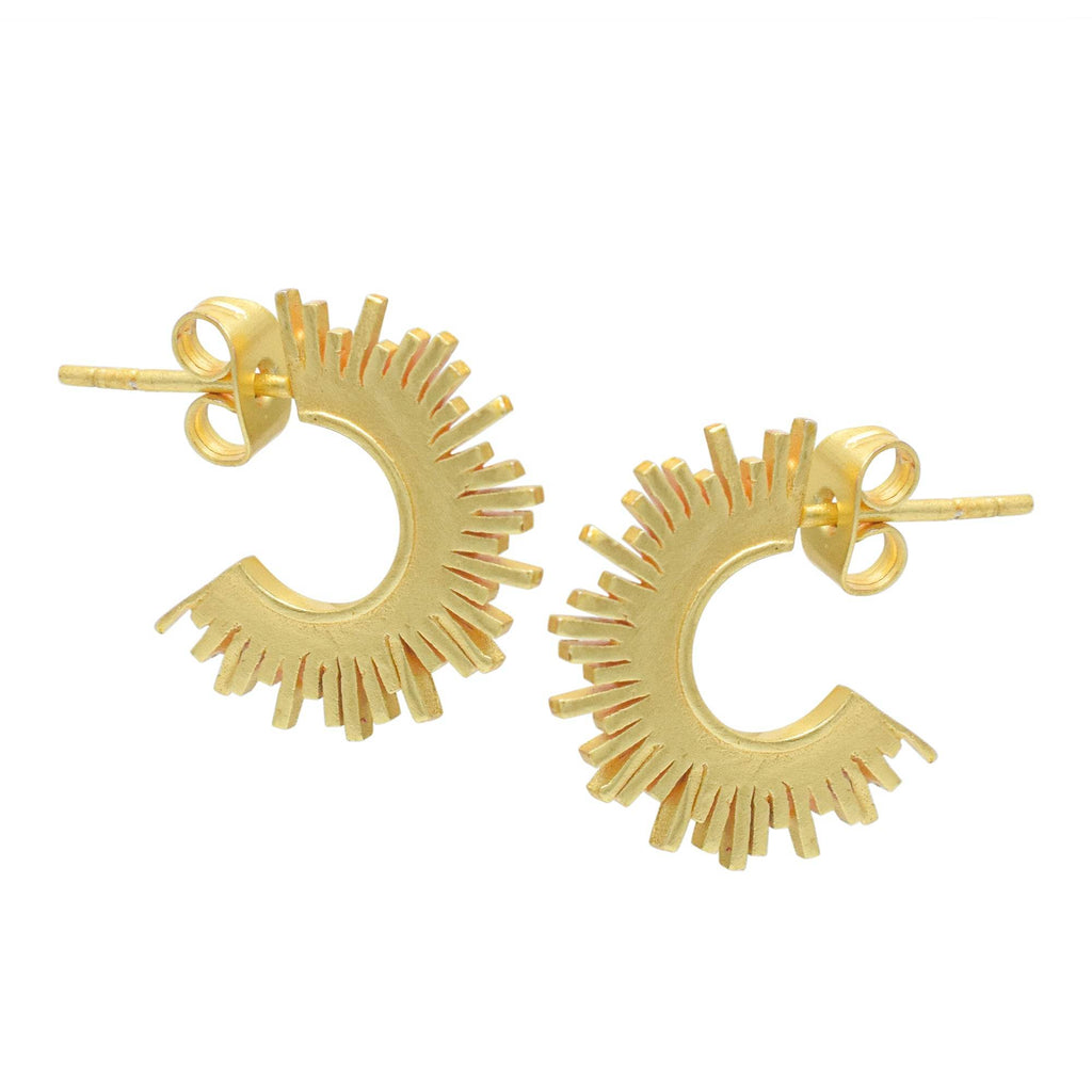 Sun Kissed Hoops Earrings - La Vitá Jewels