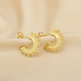 Sun Kissed Hoops Earrings