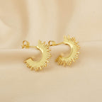 Sun Kissed Hoops Earrings - La Vitá Jewels