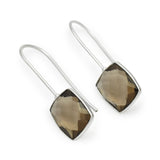 Multi  Dangle Earrings in  Silver Plated Earrings