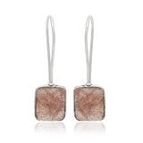 Multi  Dangle Earrings in  Silver Plated Earrings