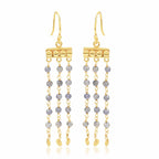 Victorian Flow Iolite Beads Earring - La Vitá Jewels