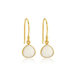 Rainbow Moonstone Dangle Earrings