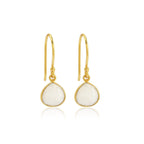 Moonstone Drop Earrings - La Vitá Jewels