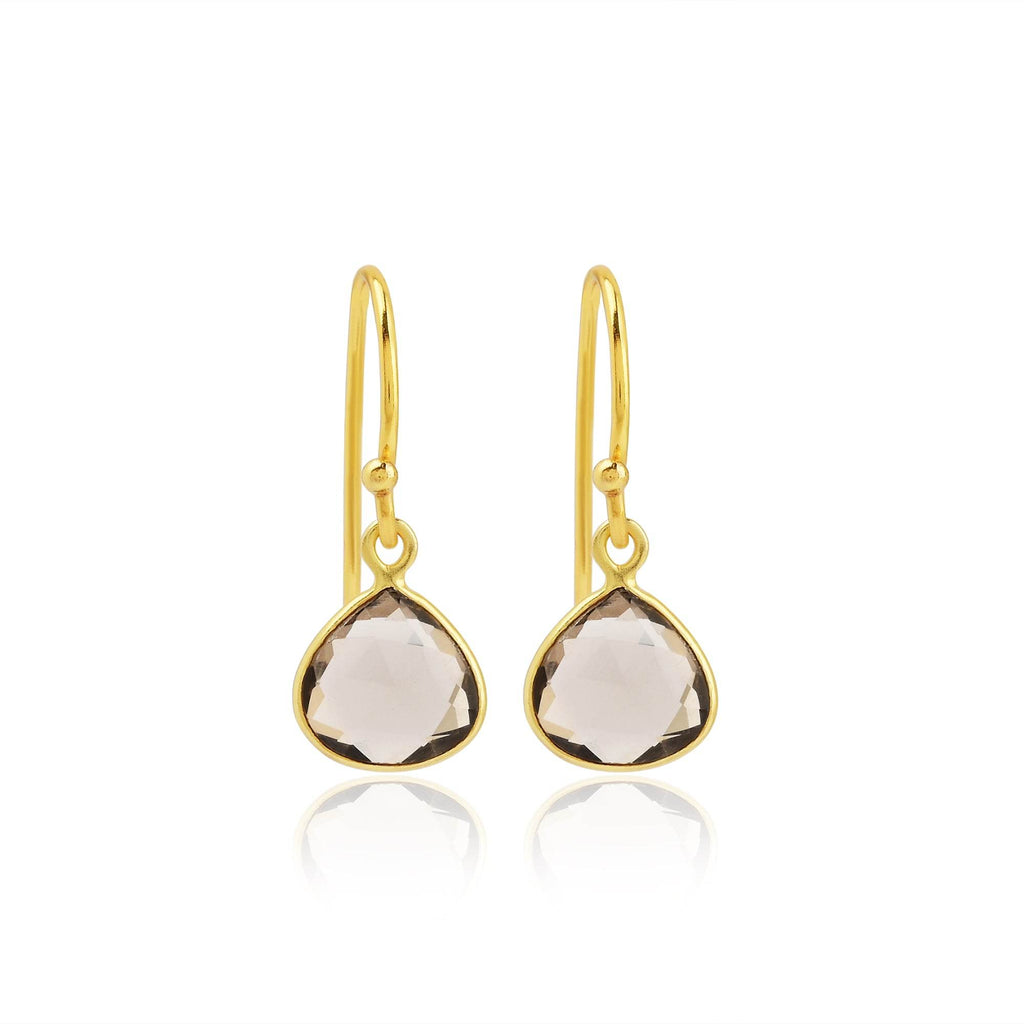 Moonstone Drop Earrings - La Vitá Jewels