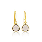 Moonstone Drop Earrings - La Vitá Jewels