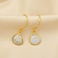 Moonstone Drop Earrings - La Vitá Jewels