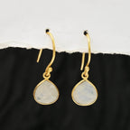 Moonstone Drop Earrings - La Vitá Jewels