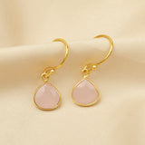 Rainbow Moonstone Dangle Earrings