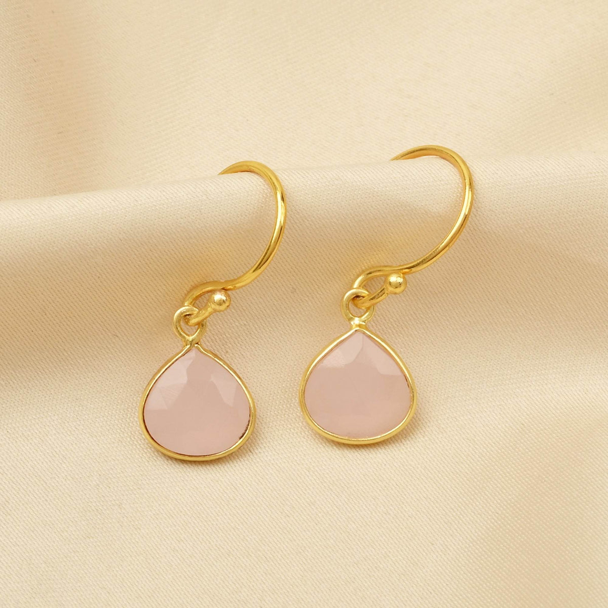 Moonstone Drop Earrings - La Vitá Jewels