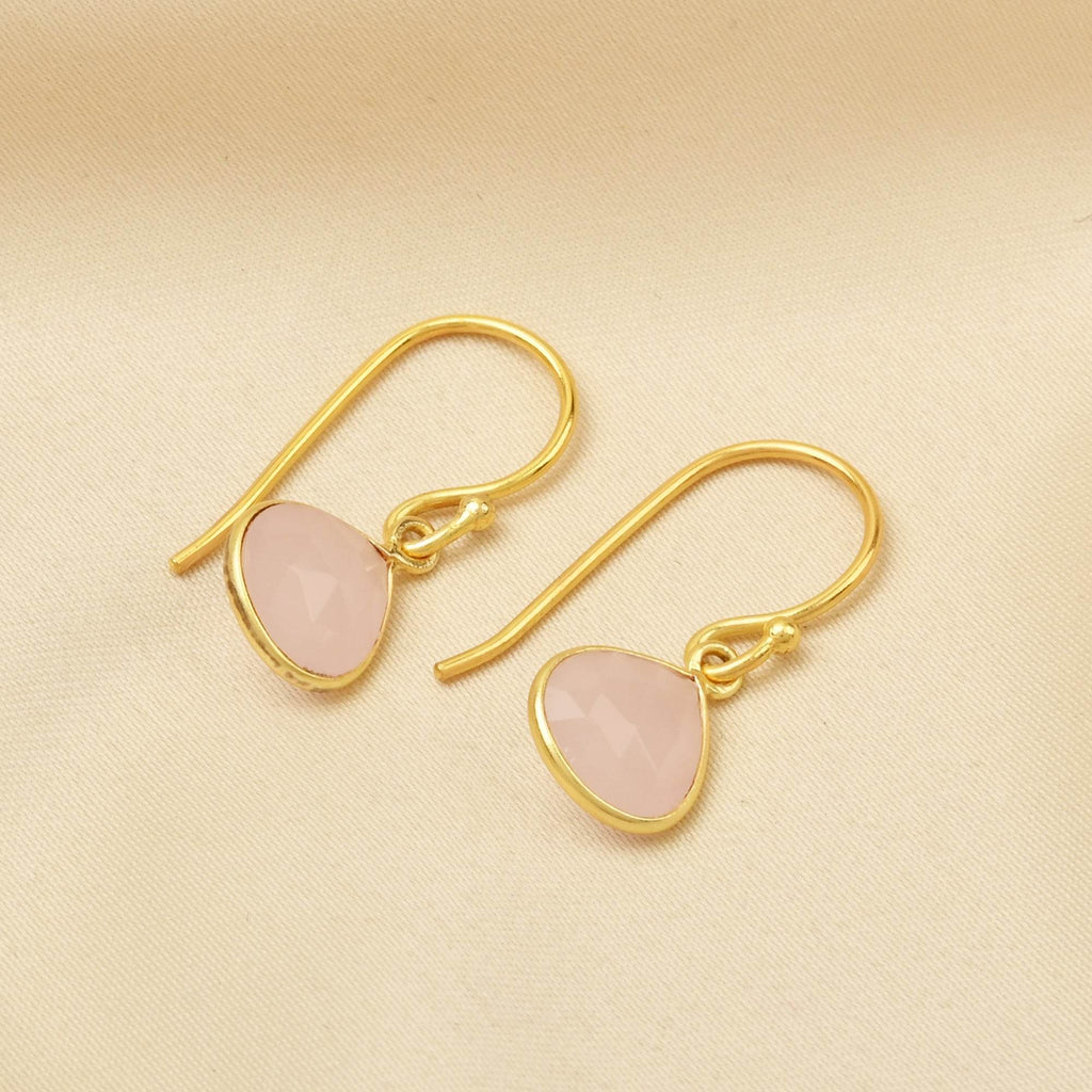 Moonstone Drop Earrings - La Vitá Jewels