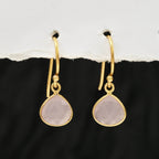 Moonstone Drop Earrings - La Vitá Jewels