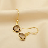 Rainbow Moonstone Dangle Earrings