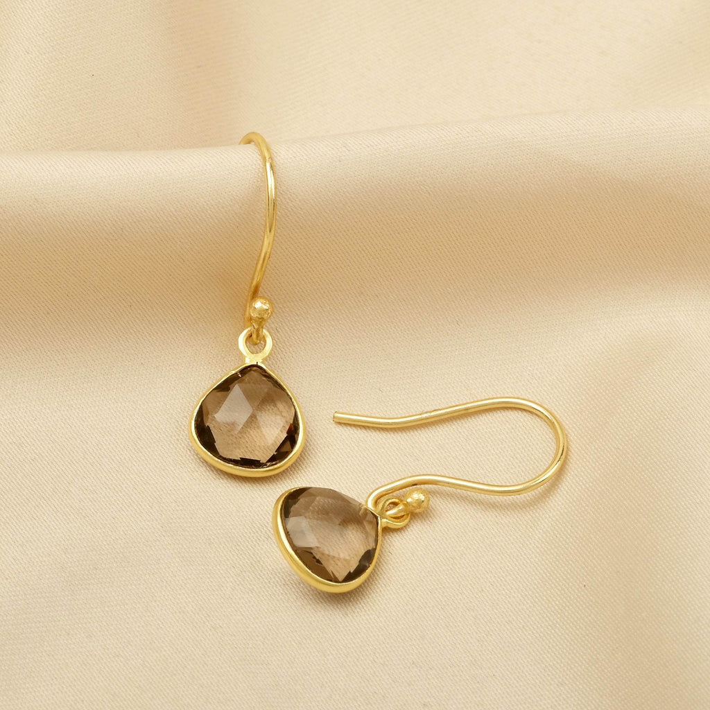 Moonstone Drop Earrings - La Vitá Jewels