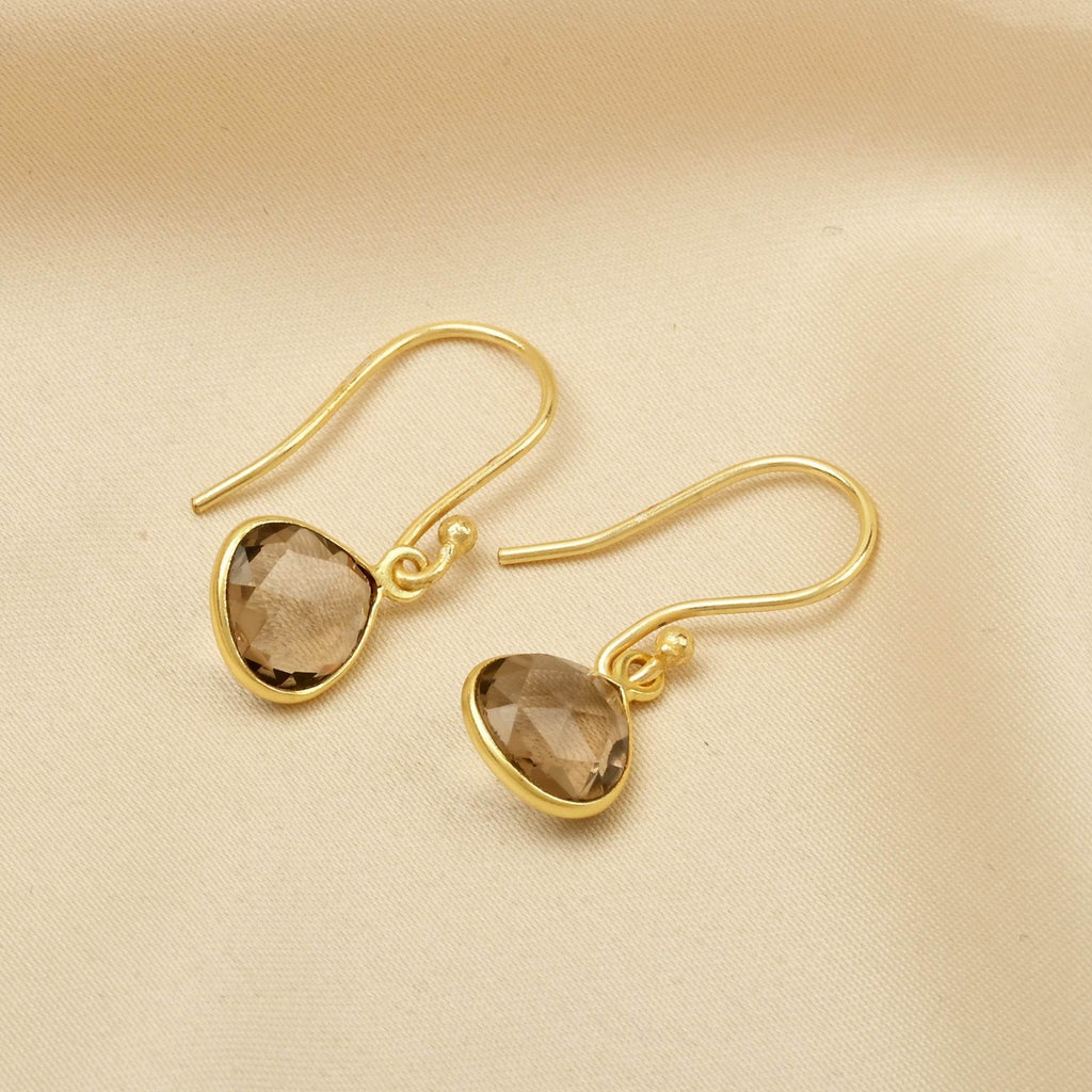 Moonstone Drop Earrings - La Vitá Jewels