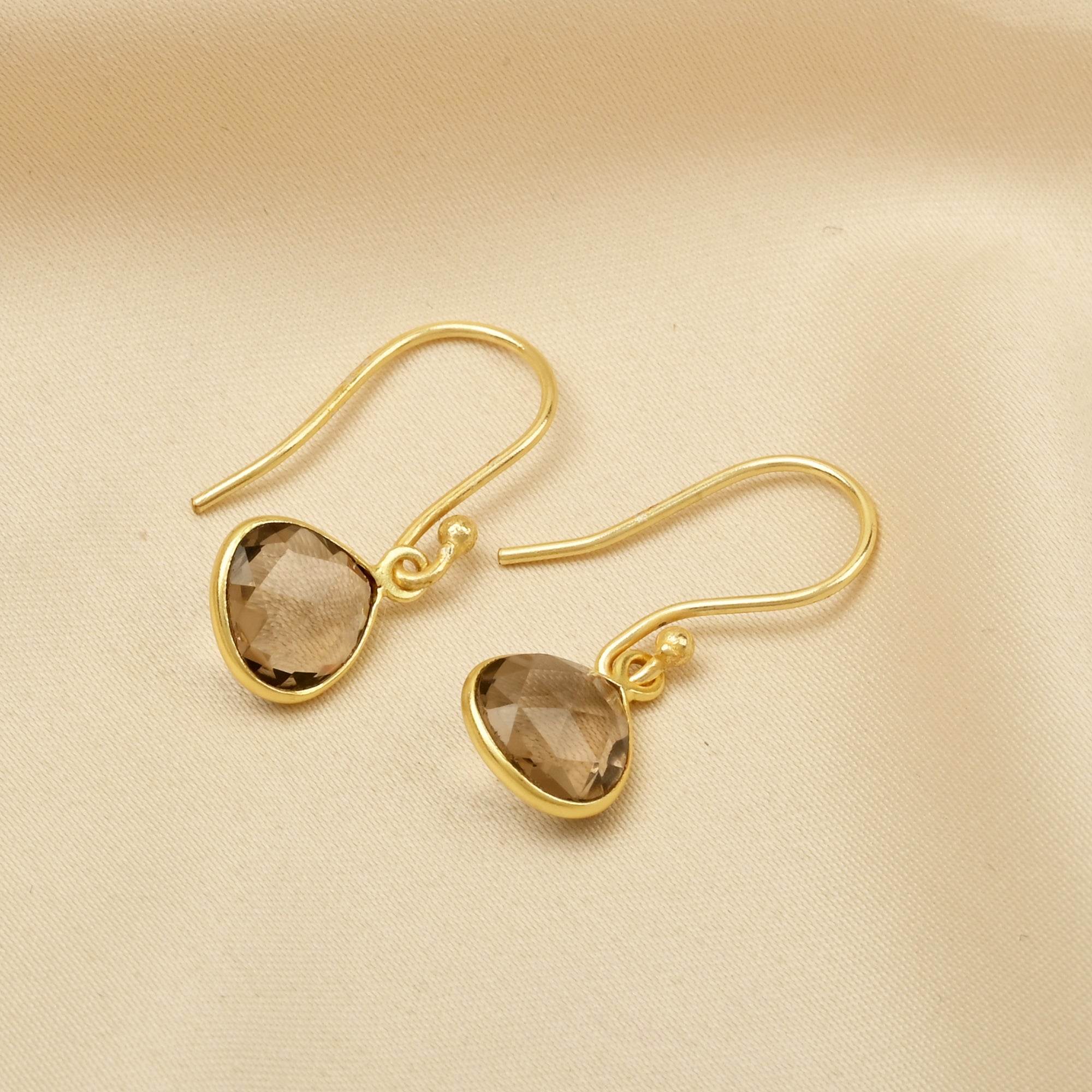 Moonstone Drop Earrings - La Vitá Jewels