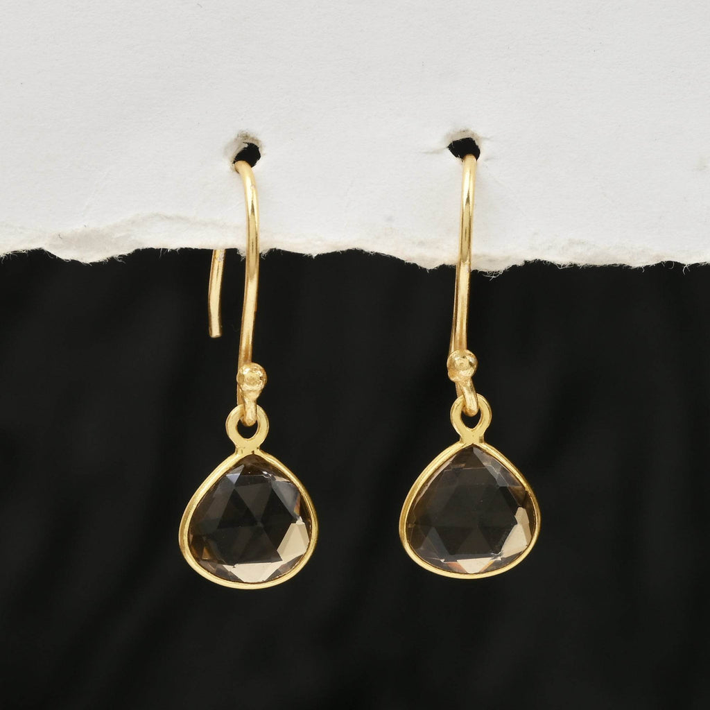 Moonstone Drop Earrings - La Vitá Jewels
